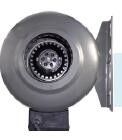 4 Inch Circular In Line Duct Fan With Industrial Ventilation Fan Hydroponic Plants