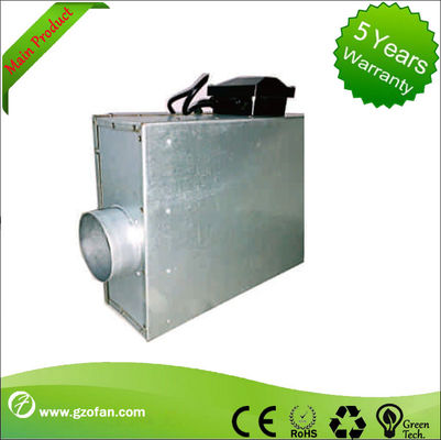 Inline Kitchen Exhaust Fan Sheet Steel With Pipe Diameter 100mm