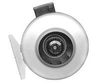 6 Inch Quiet Low Noise Air Circular Duct Fan Easy To Install Galvanized Steel Plate