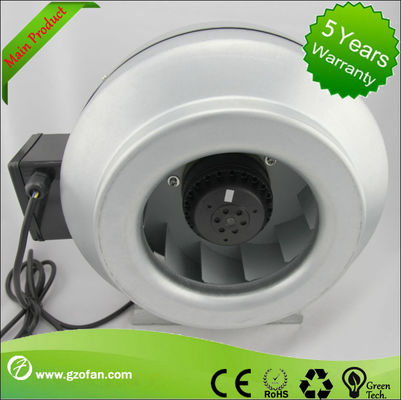 In-Line Duct Fan Mixed Flow 8 Inch Ventilation Exhaust Fan For Hydroponic Indoor Tents