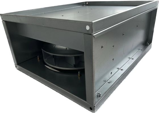 Square Ventilation System Industrial Centrifugal Rectangular Duct Cabinet Fan 335m3/h