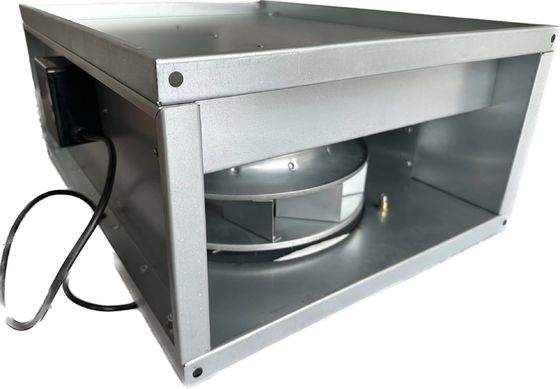 Heavy-Duty Ec Rectangular Duct Fan For Food Processing Plant Exhaust