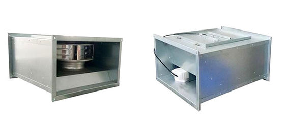 China Factory Supplies Hospital Ward Rectangular Low Noise Centrifugal Air Duct Fan Silent New Fan